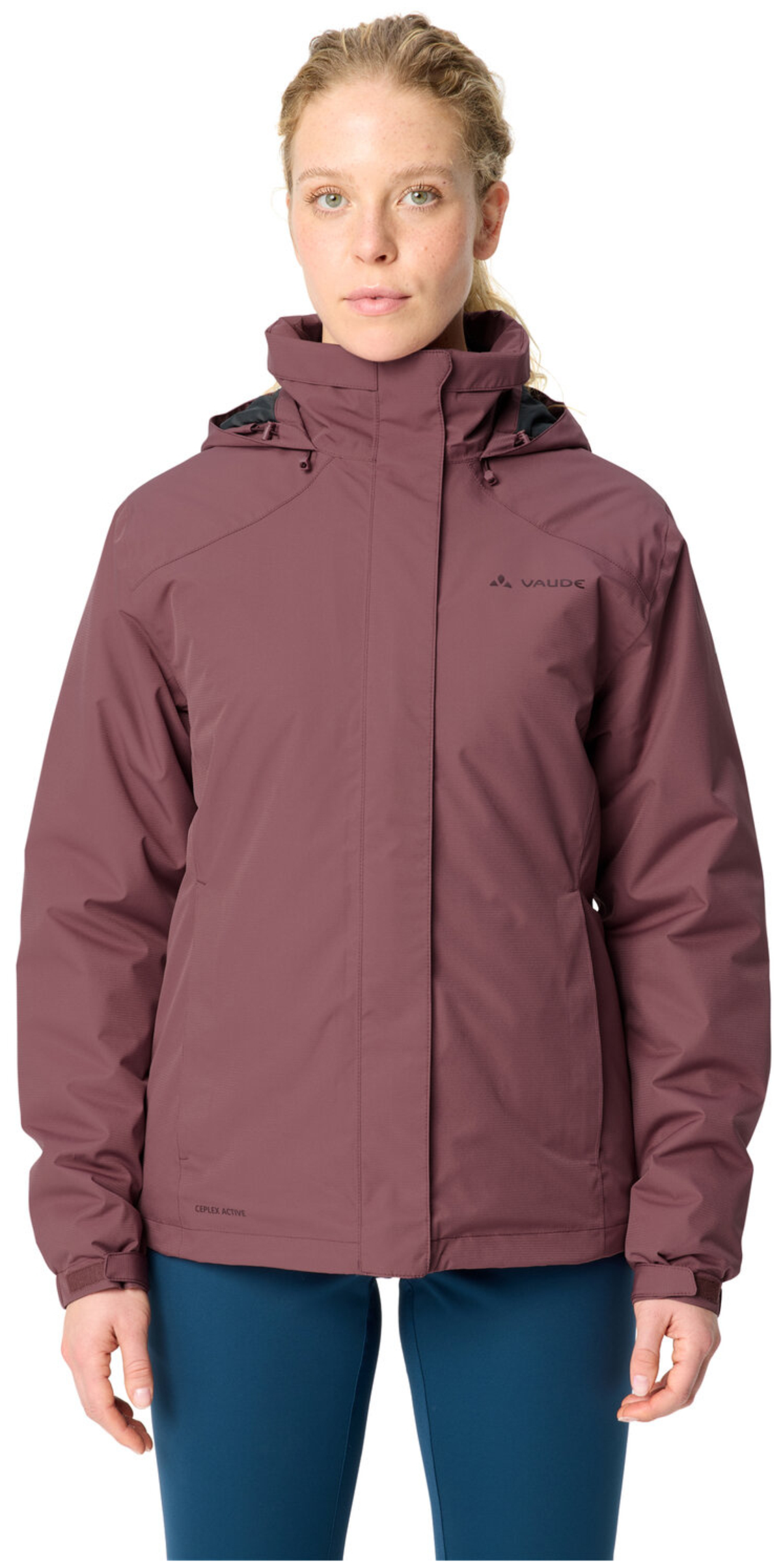 VAUDE Women's Escape Bike Warm Jacket rubis dusk