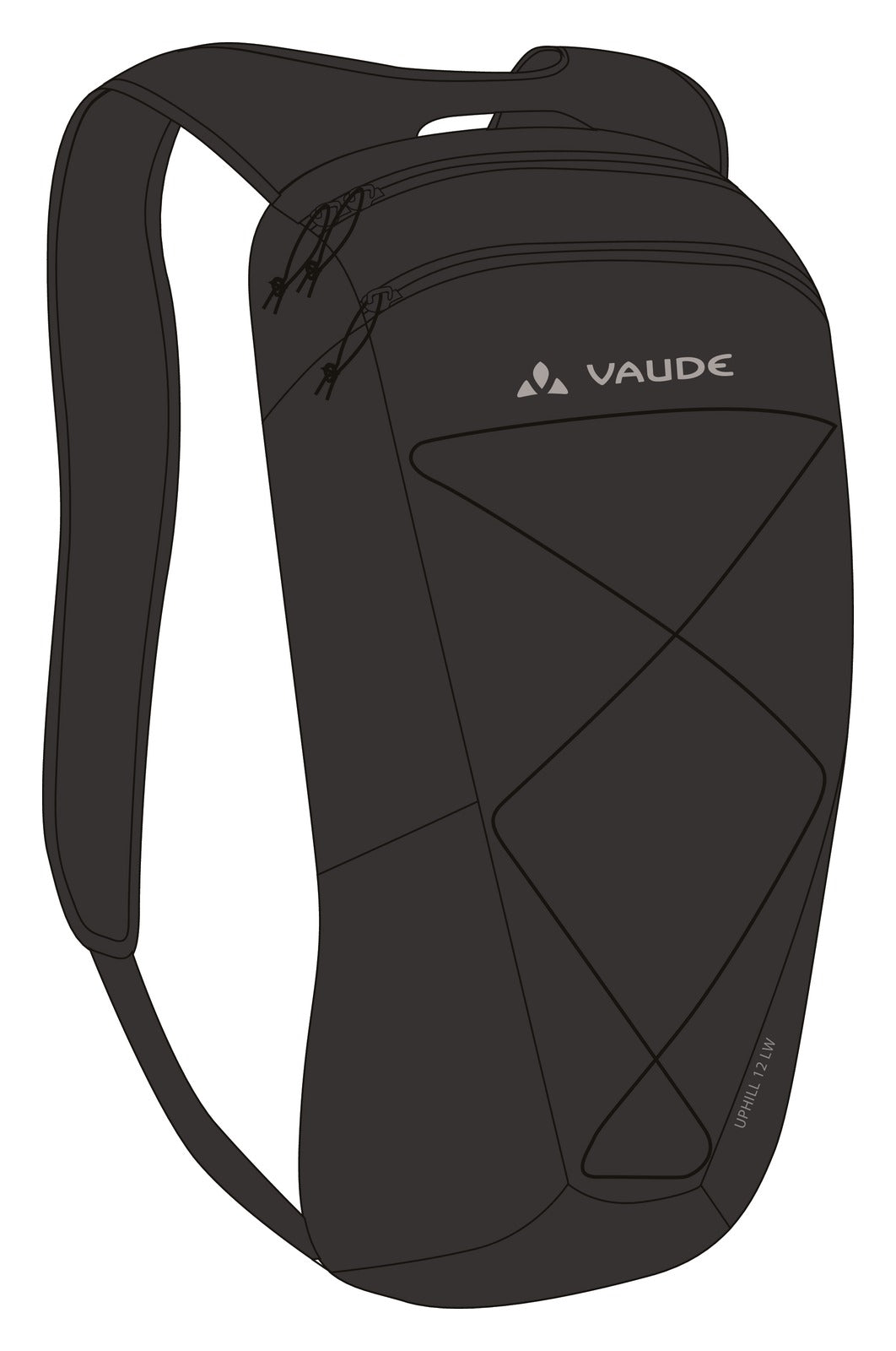 VAUDE Uphill 8 Sac à dos noir