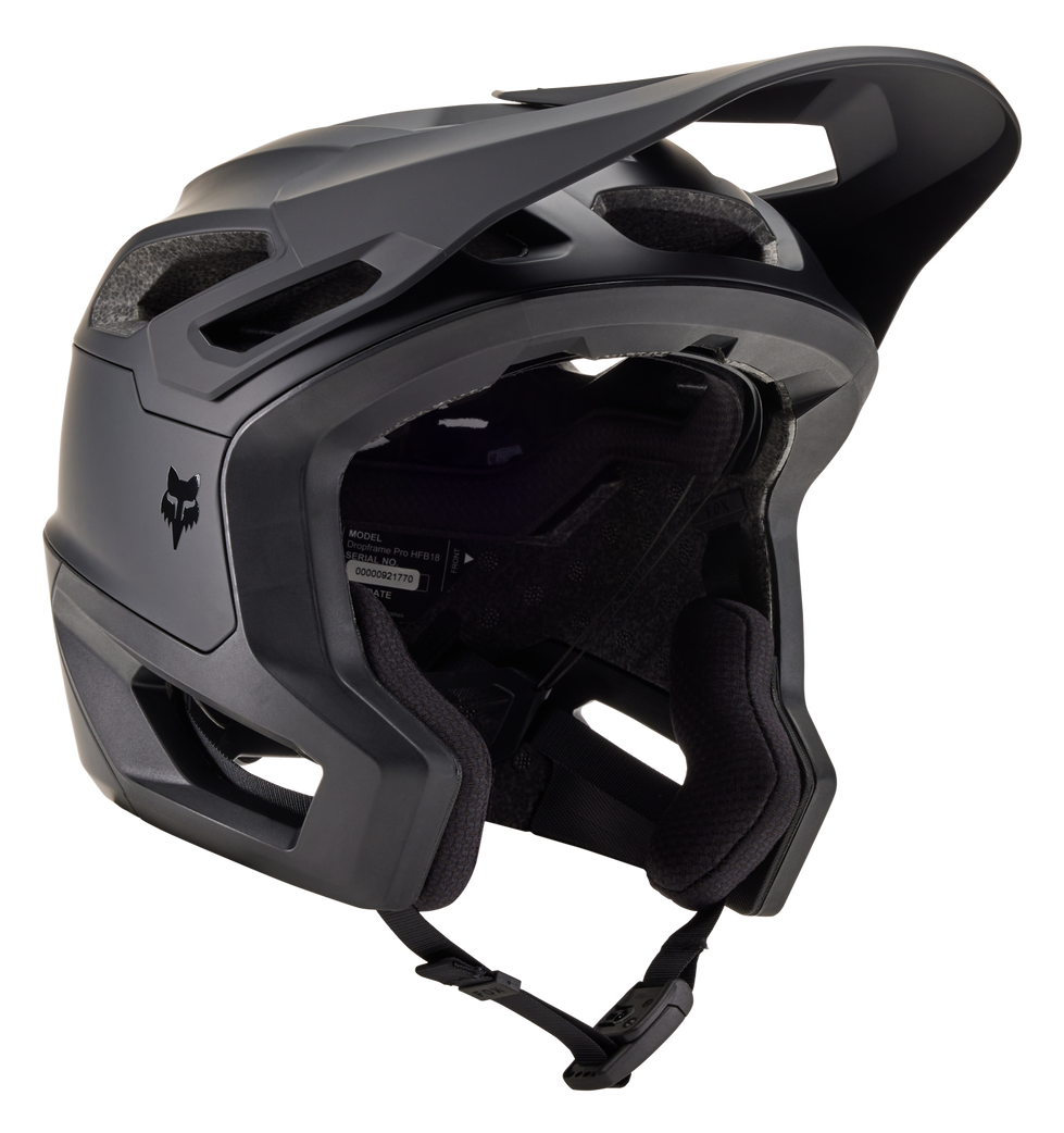 Casque VTT Fox Dropframe Pro Noir Mat Mat