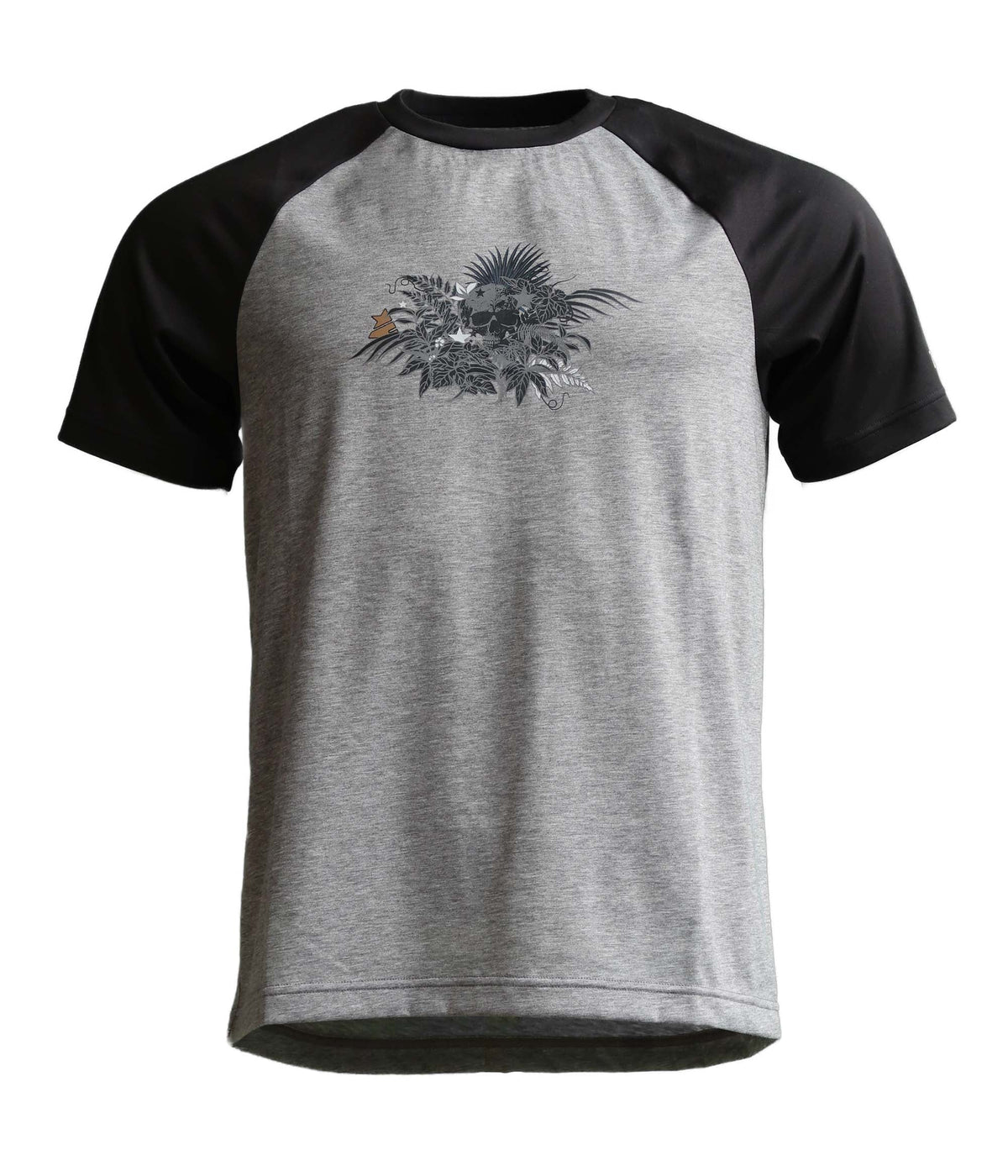 Zimtstern Riderz MTB Tee SS Homme Gun Metal Melange/Pirate Black
