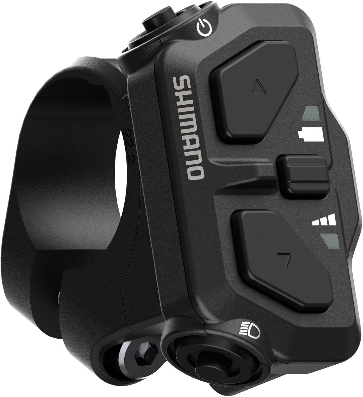 Shimano commande système E-Bike S-WEN600-L collier 35,0 mm avec adaptateur 31,8 mm