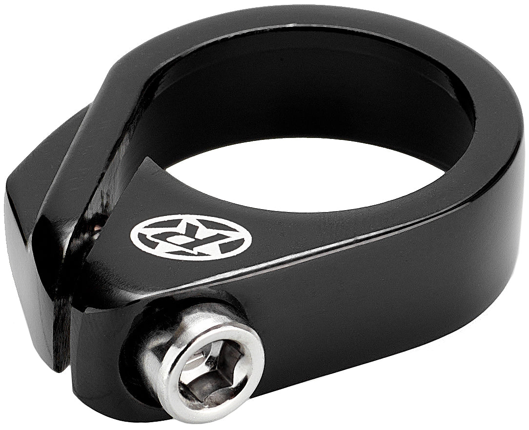 Collier de selle à boulon Reverse Ø31,8mm noir