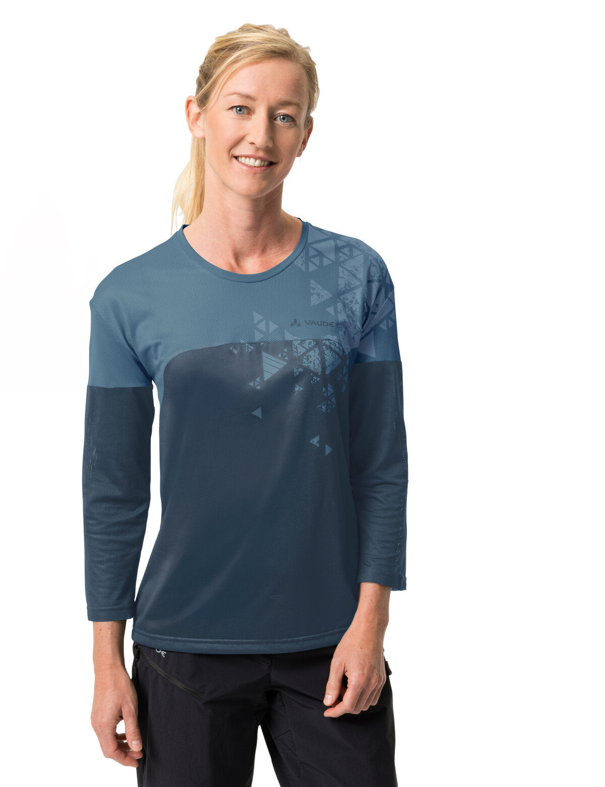 VAUDE Moab V T-shirt manches longues femme bleu