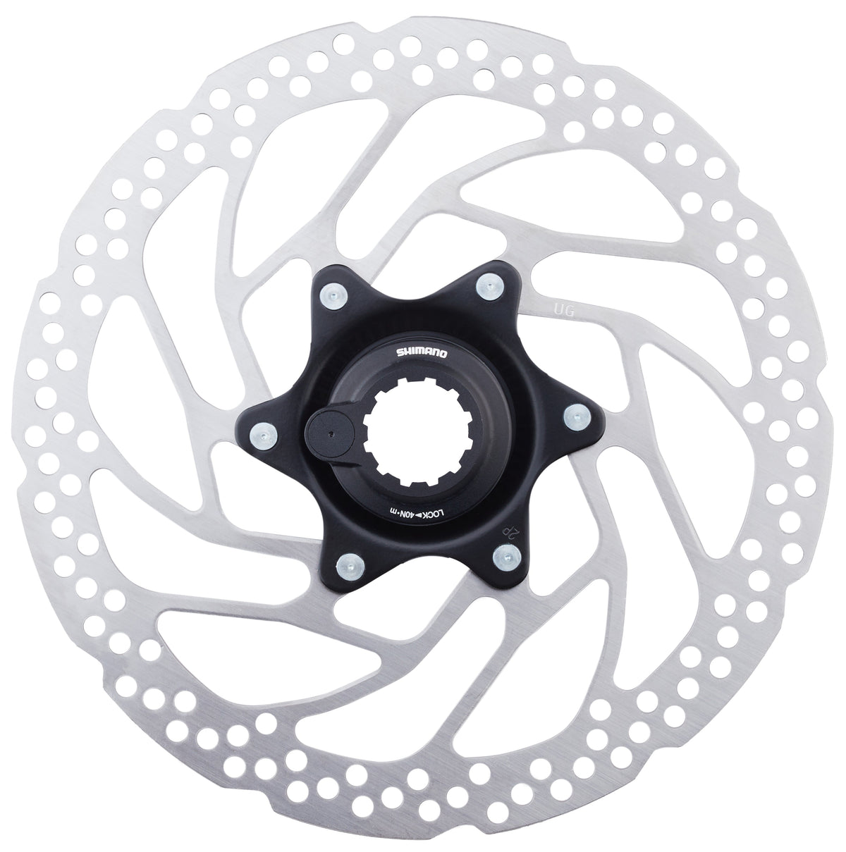 Shimano SM-RT30 disque de frein avec bague de verrouillage magnétique 180mm pour plaquettes de frein organiques