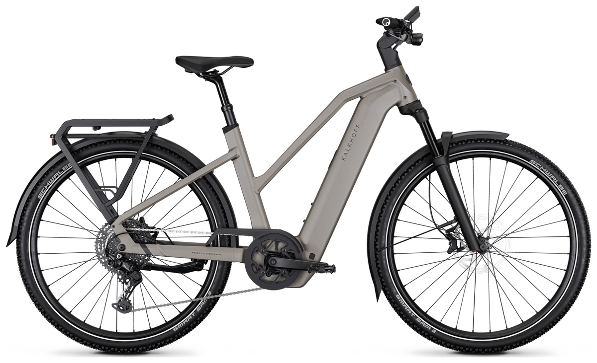 Kalkhoff ENTICE 5+ ADVANCE Trapèze 800 moonstonegreymatt