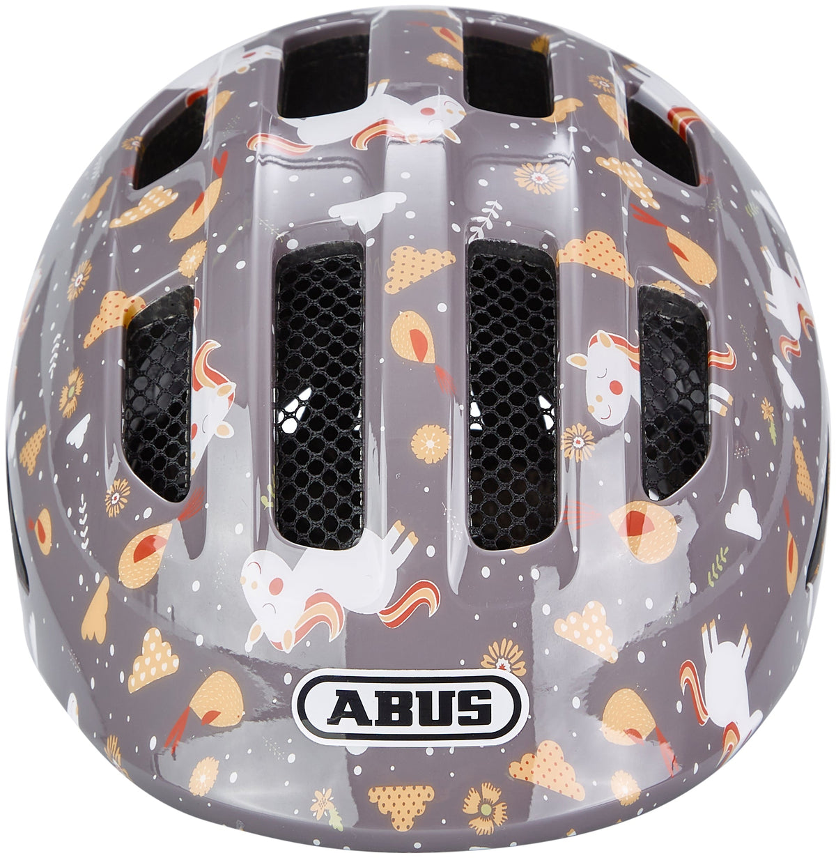 Casque ABUS Smiley 3.0 Kids gris cheval