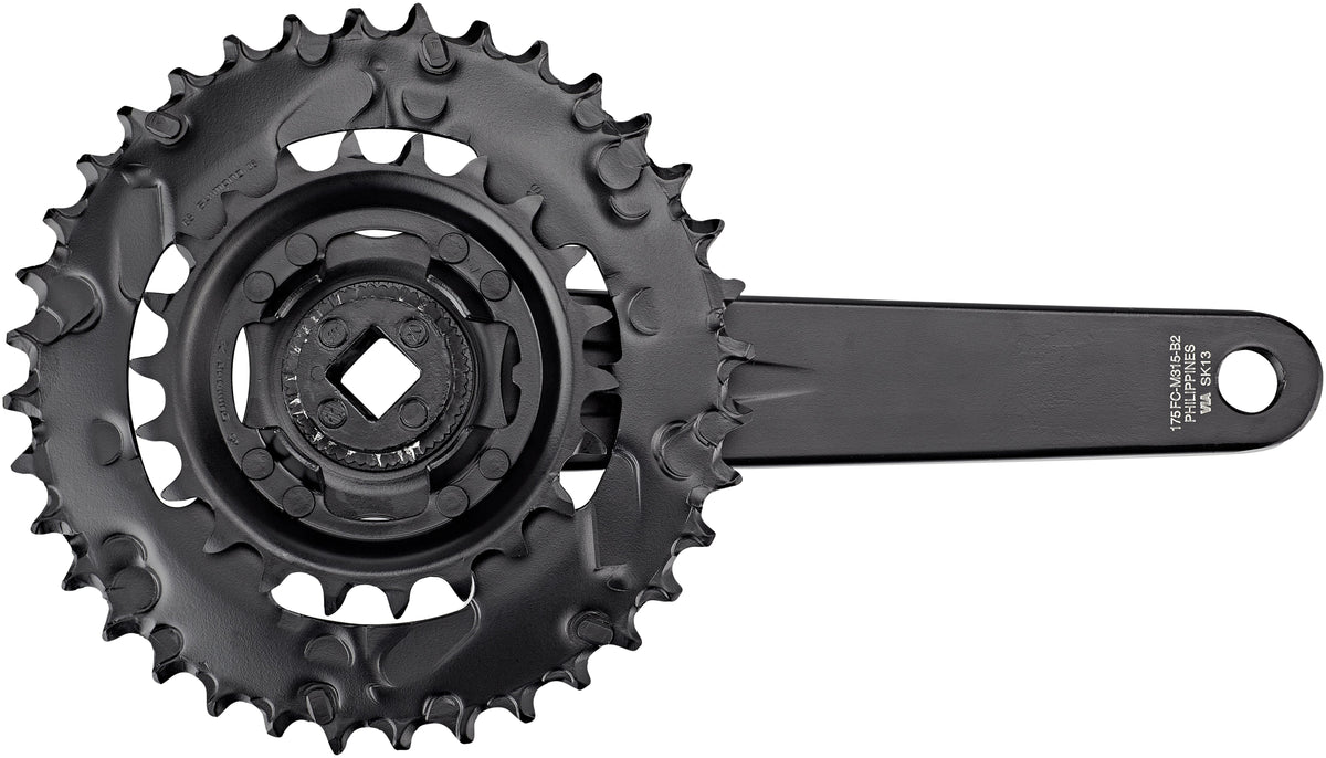 Shimano FC-M315-B pédalier 2x7/8 vitesses 36-22 dents