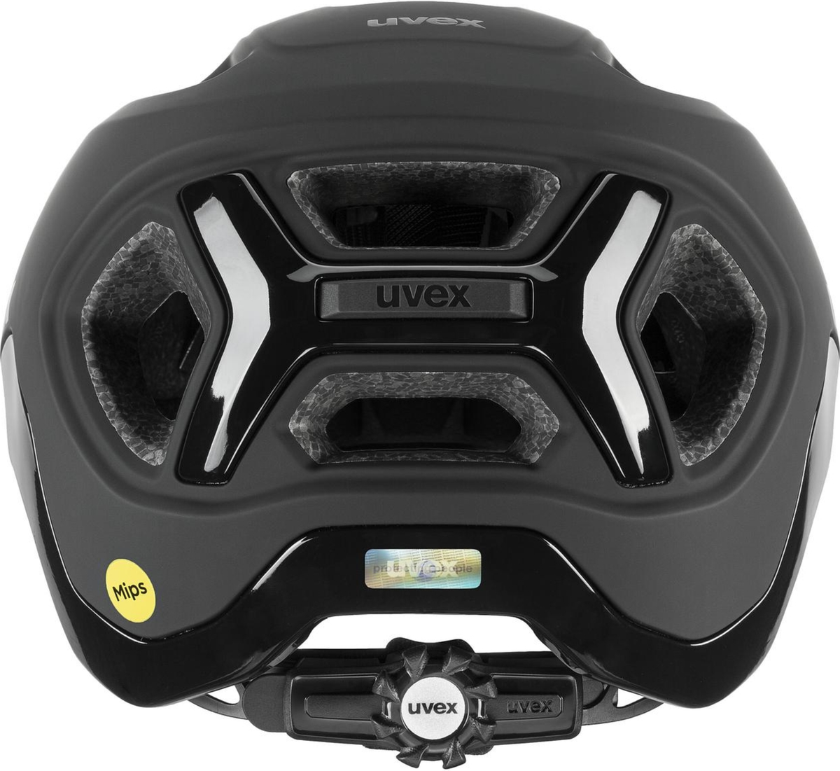 uvex React Mips Casque VTT Noir Mat
