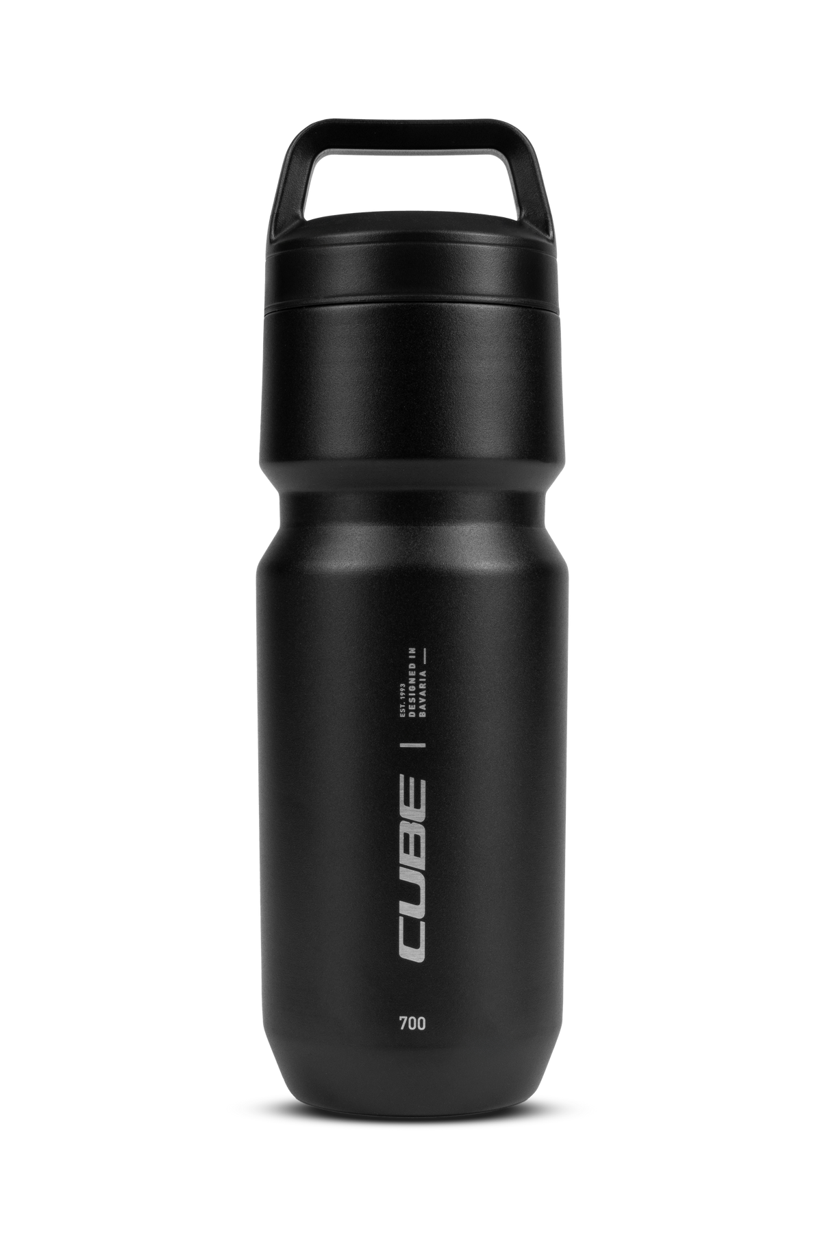 Cube bouteille en acier inoxydable Arc 700 black