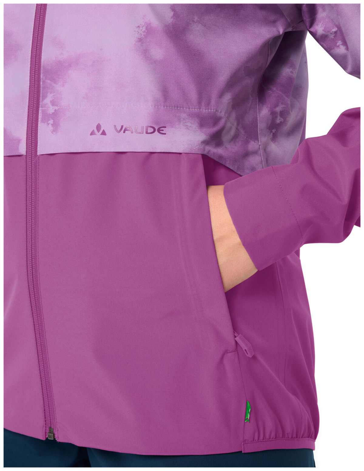 VAUDE Veste de pluie Loamer pour femme framboise