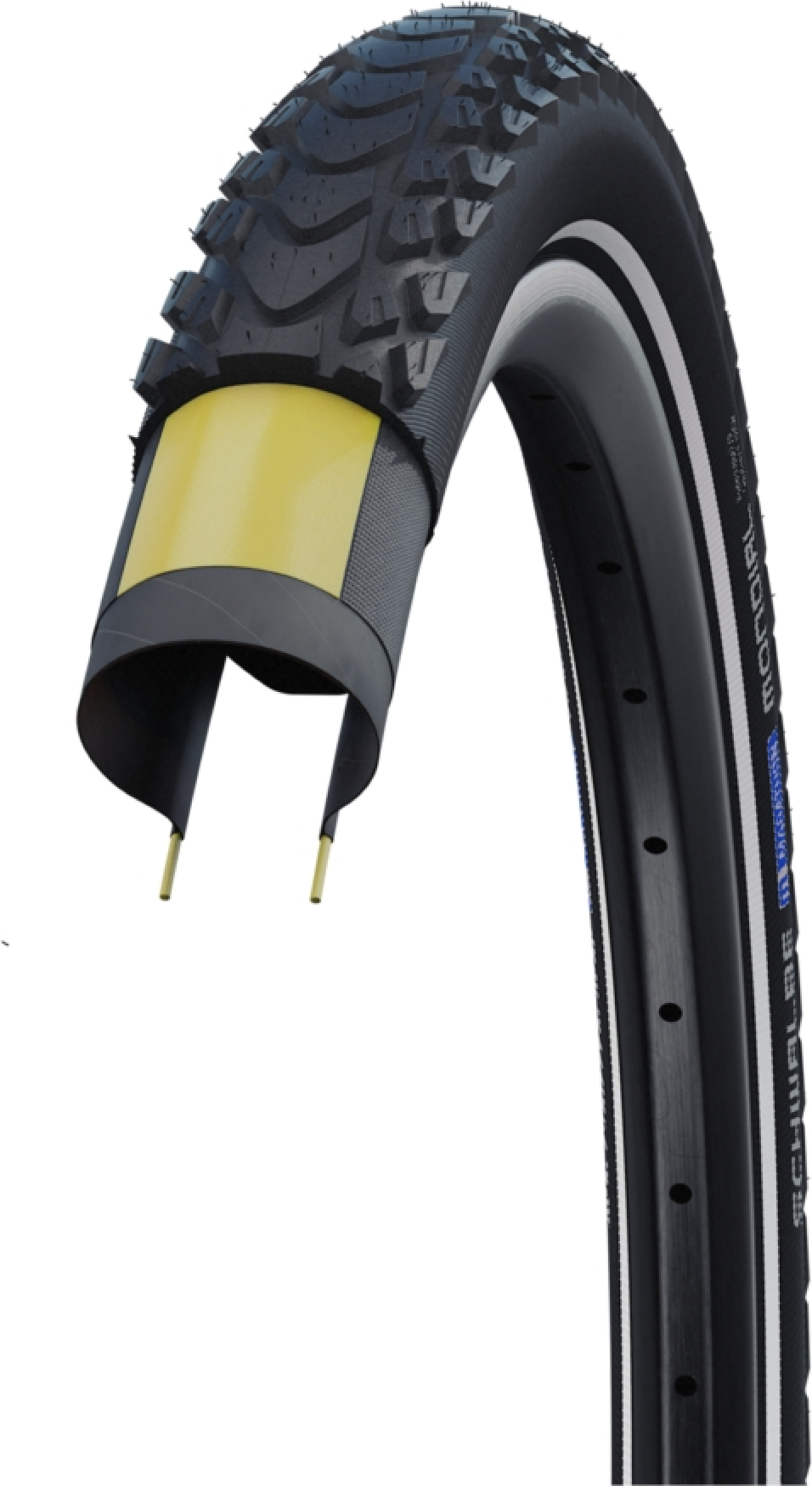 Schwalbe Marathon Mondial | Performance Line | RaceGuard Black+Reflex