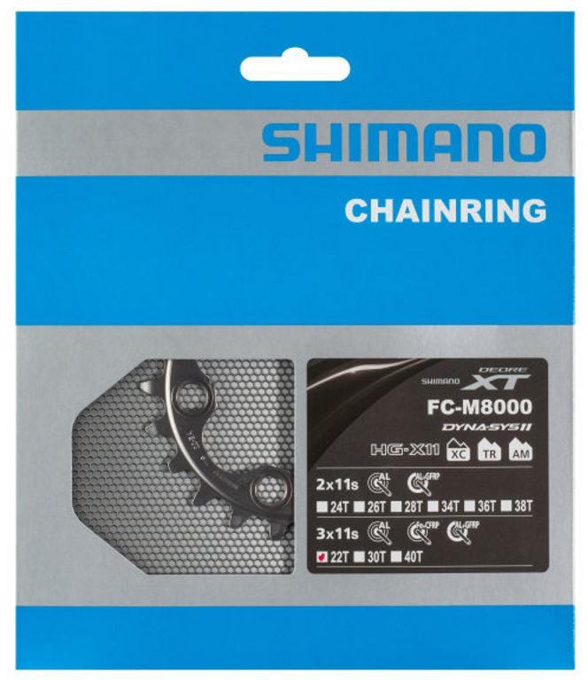 Shimano Deore XT FC-M8000 plateau pour 40-32-22 dents 11 vitesses BB noir