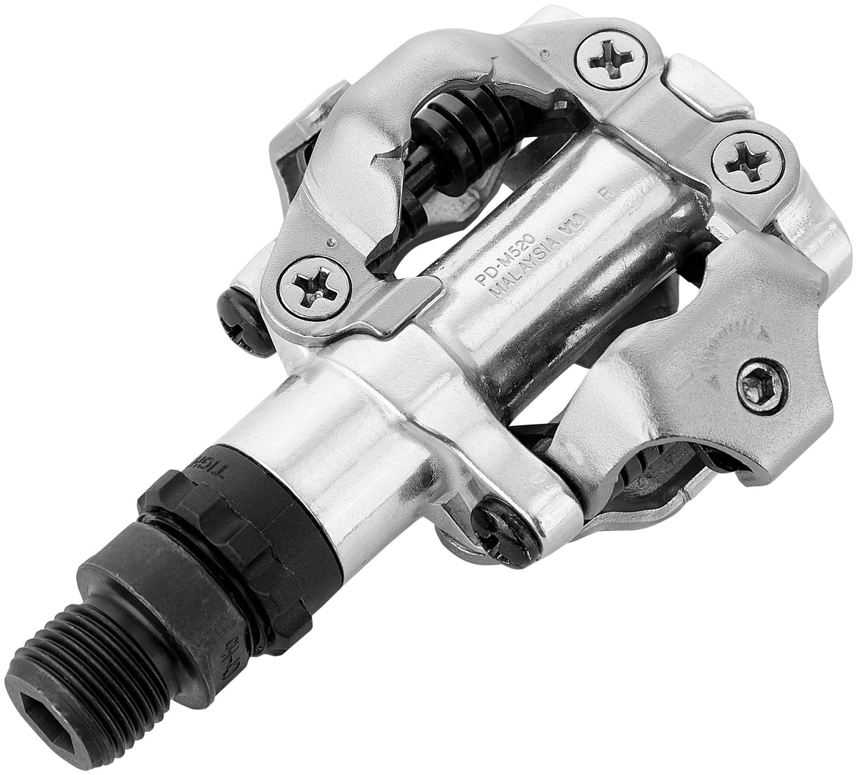 Shimano PD-M520 pédales SPD argent