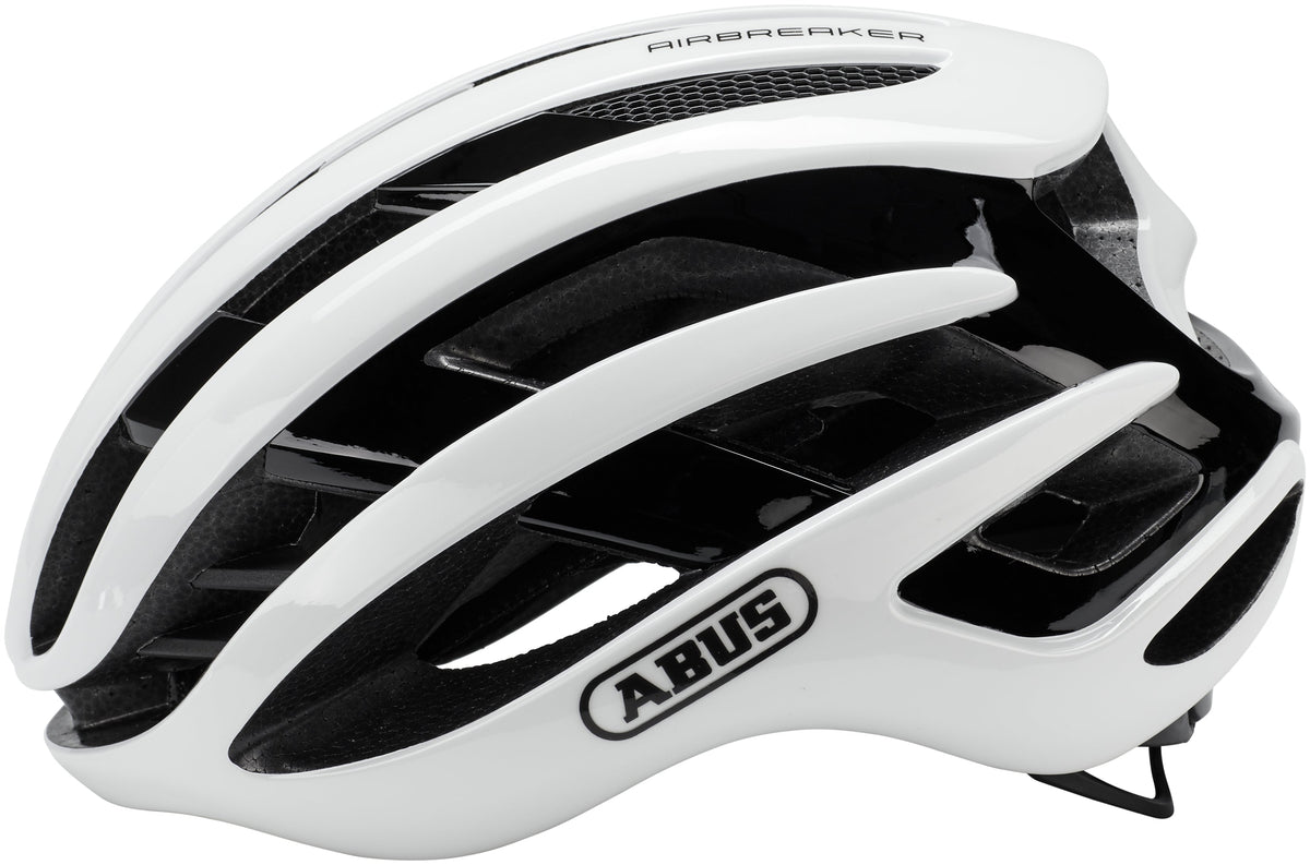 Casque ABUS Airbreaker Route blanc polaire