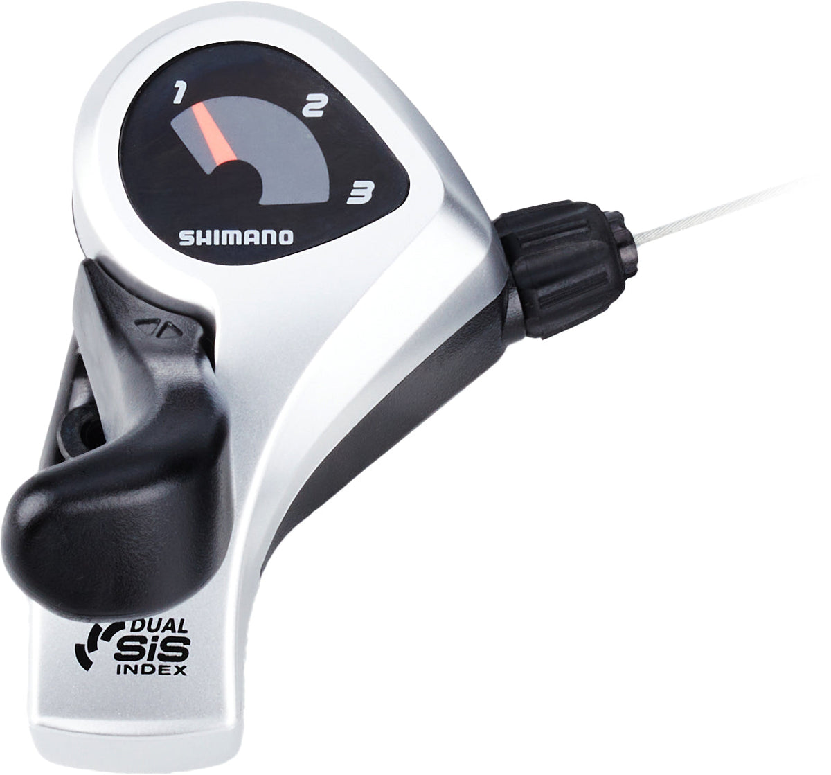 Shimano Tourney SL-TX50 Commutateur au pouce 3 vitesses gauche SIS argent/noir