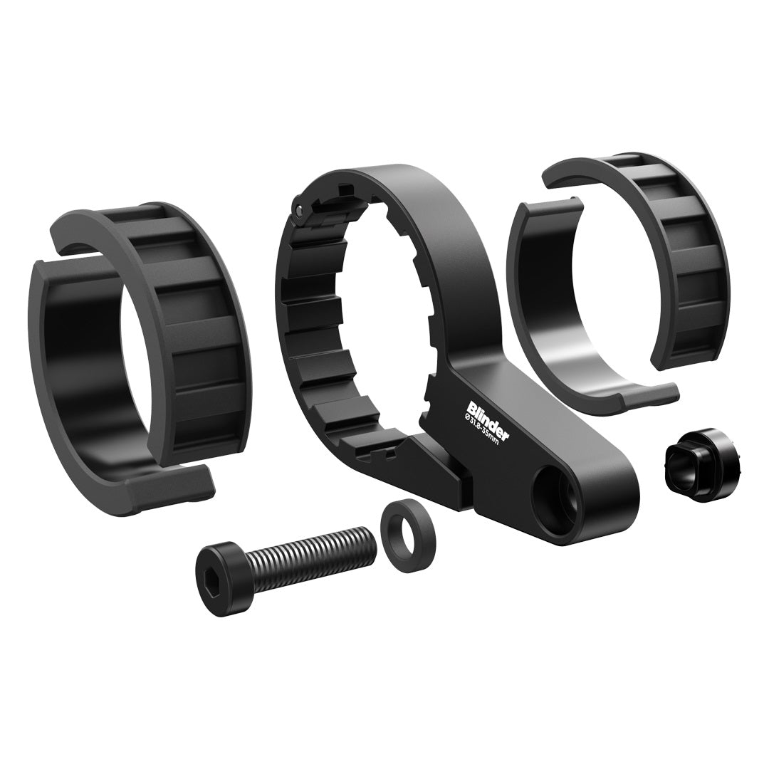 Knog Blinder E Commuter 120 phare avant StVZO LED blanche black