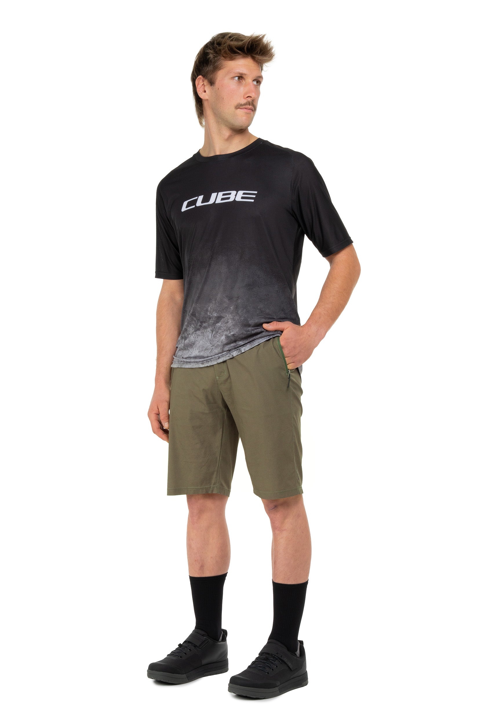Cube Trail Short CMPT TM vert roseau