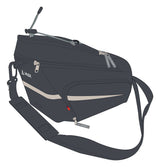 VAUDE Silkroad Plus sacoche de porte-bagages Snap-It noir