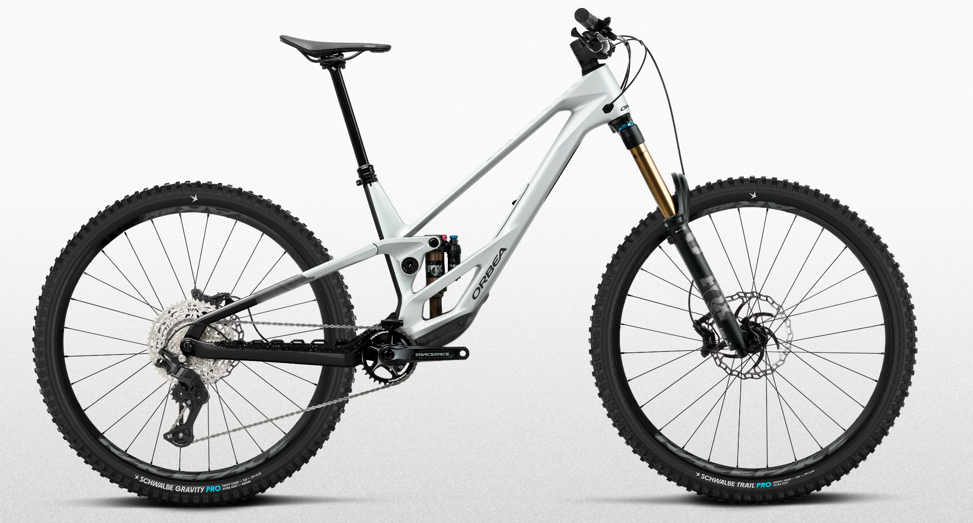 Orbea RALLON E10 White Chic - Diamond Black (Brillant)