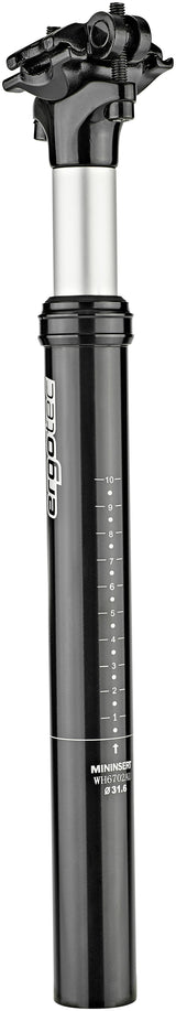 Humpert Ergotec SP-5.0 tige de selle à suspension à ressort brevetée Ø31,6mm 45mm noir