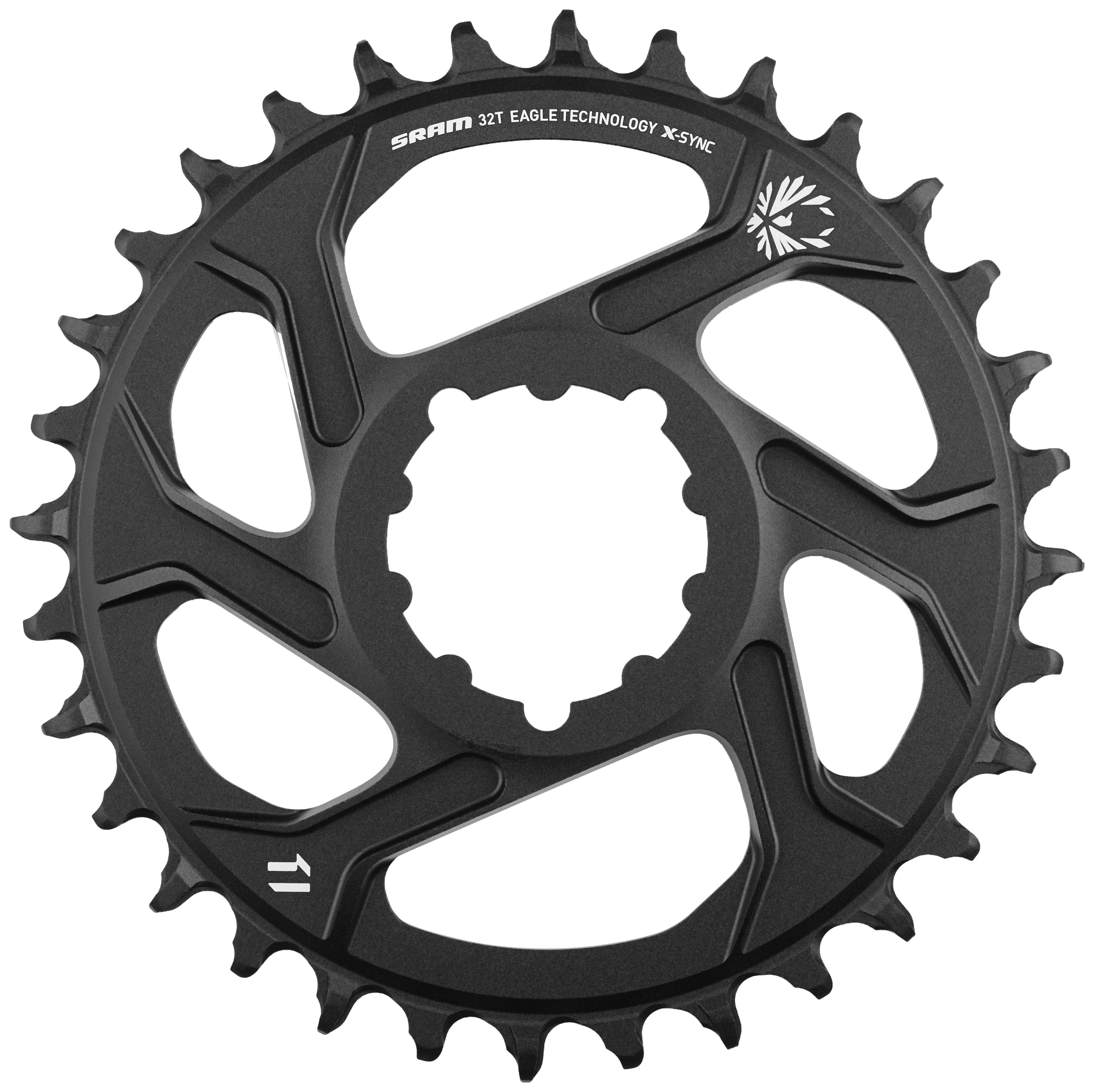 SRAM X-Sync 2 plateau de chaîne Direct Mount aluminium 12 vitesses 6mm noir