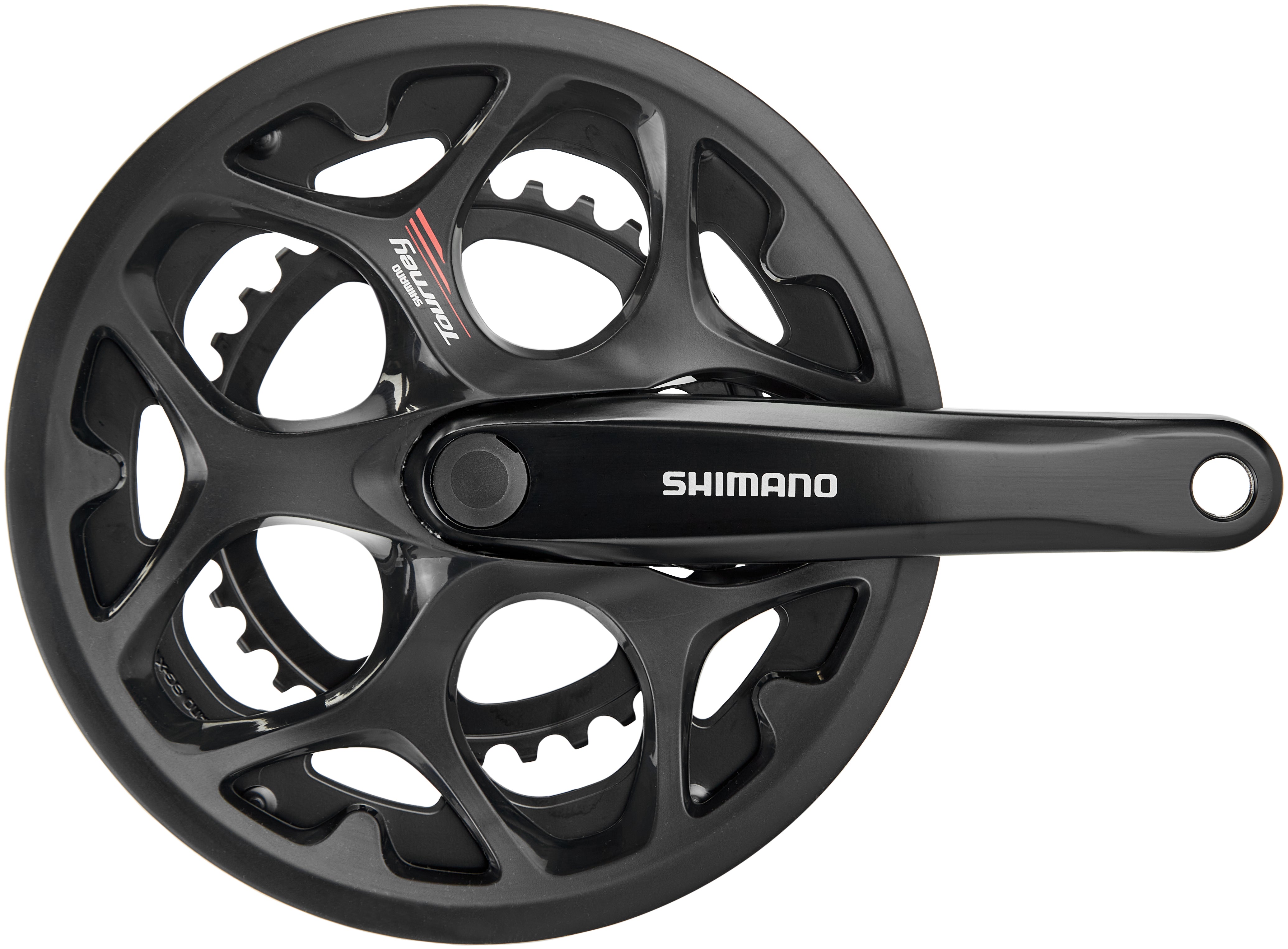 Shimano Tourney FC-A070 pédalier 7/8 vitesses plateau protège-chaîne noir