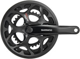 Shimano Tourney FC-A070 pédalier 7/8 vitesses plateau protège-chaîne noir