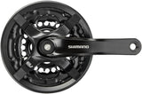 Shimano FC-TY501 pédalier 6/7/8 vitesses 42-34-24 dents avec protège-chaîne noir