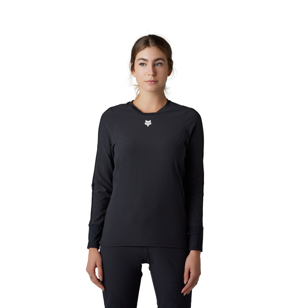 Fox W Defend Thermal Jersey Noir