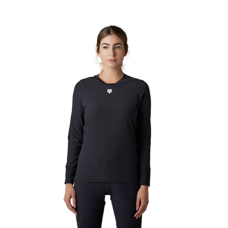Fox W Defend Thermal Jersey Noir