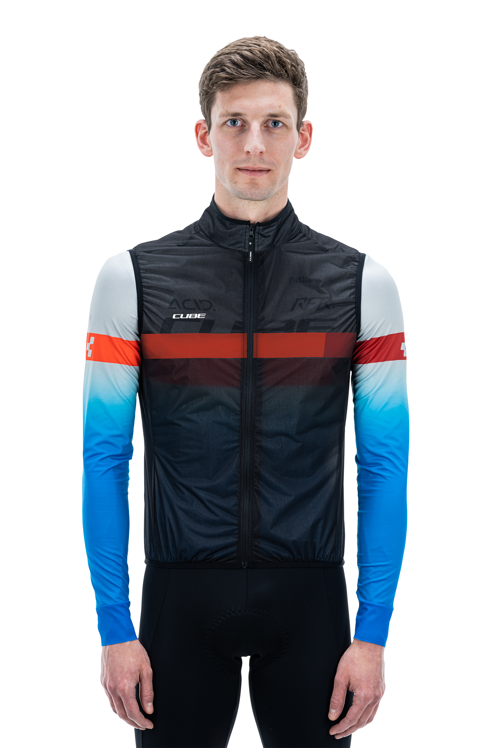 CUBE TEAMLINE Veste coupe-vent noire