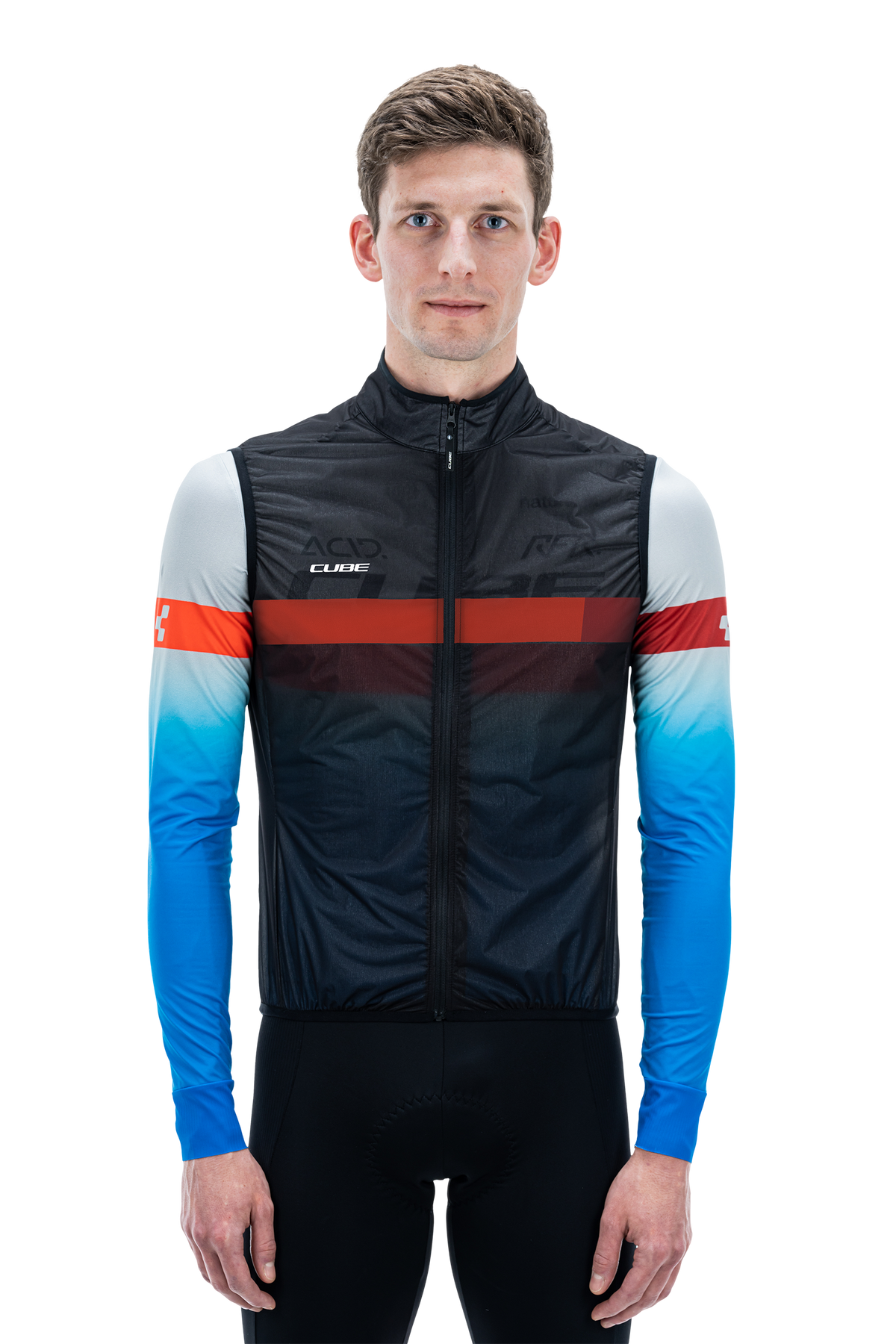 CUBE TEAMLINE Veste coupe-vent noire