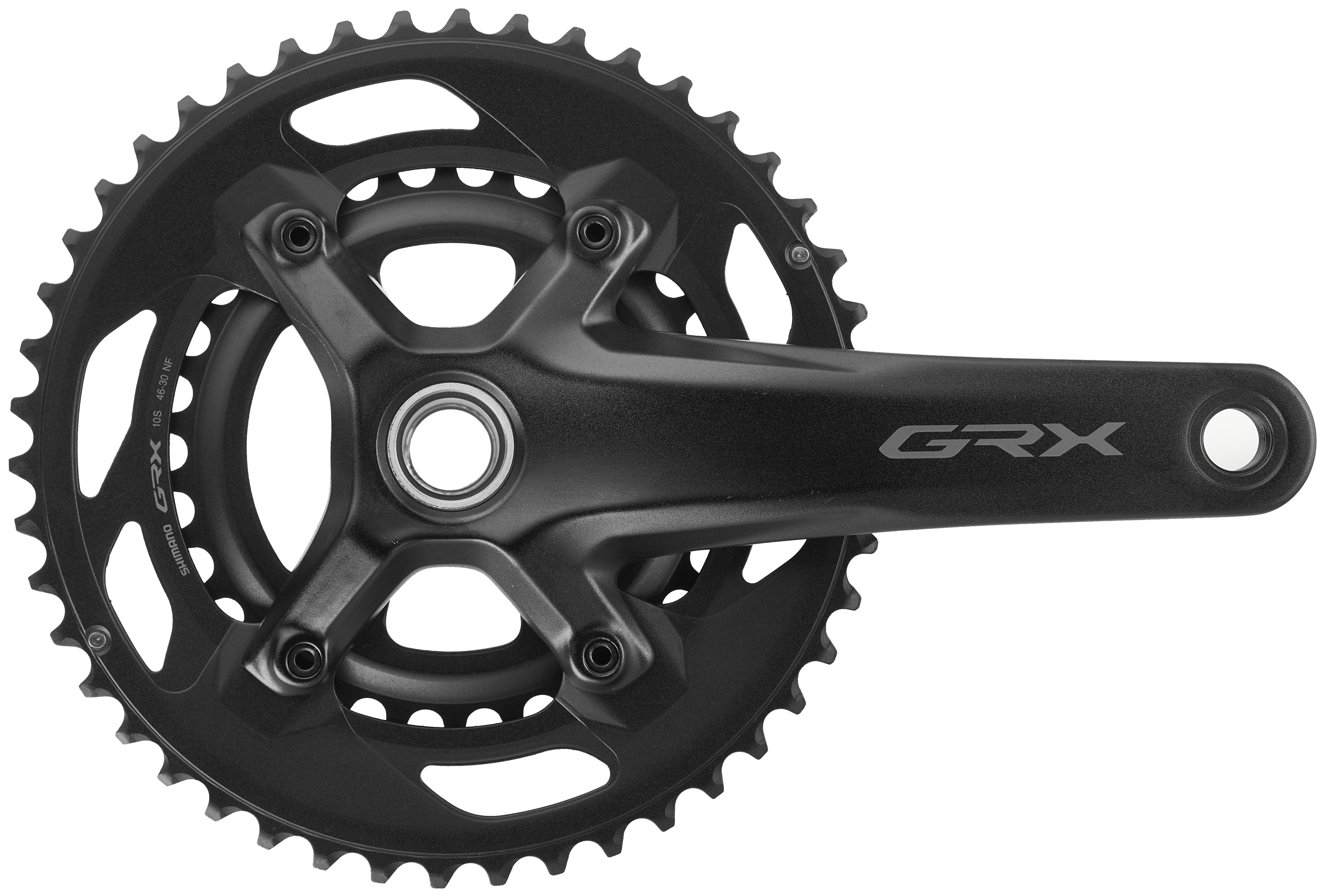 Shimano GRX FC-RX600 pédalier 2x10 vitesses 46-30 dents noir