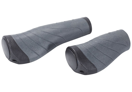 XLC GR-S04 Poignées vissantes ergonomiques noir/gris