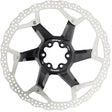 Disque de frein Reverse 6 trous Aluminium/Acier noir/argenté