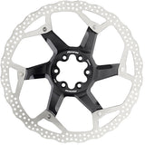 Disque de frein Reverse 6 trous Aluminium/Acier noir/argenté