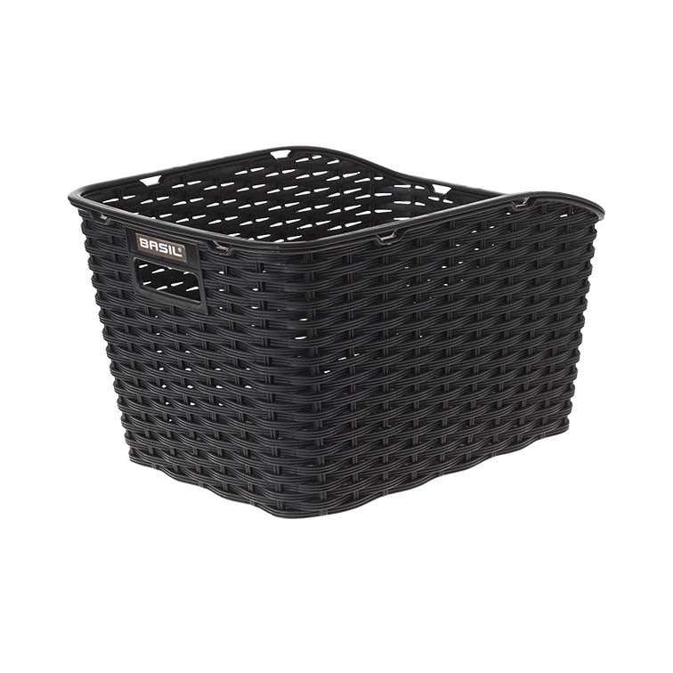 Basil Weave WP panier arrière noir