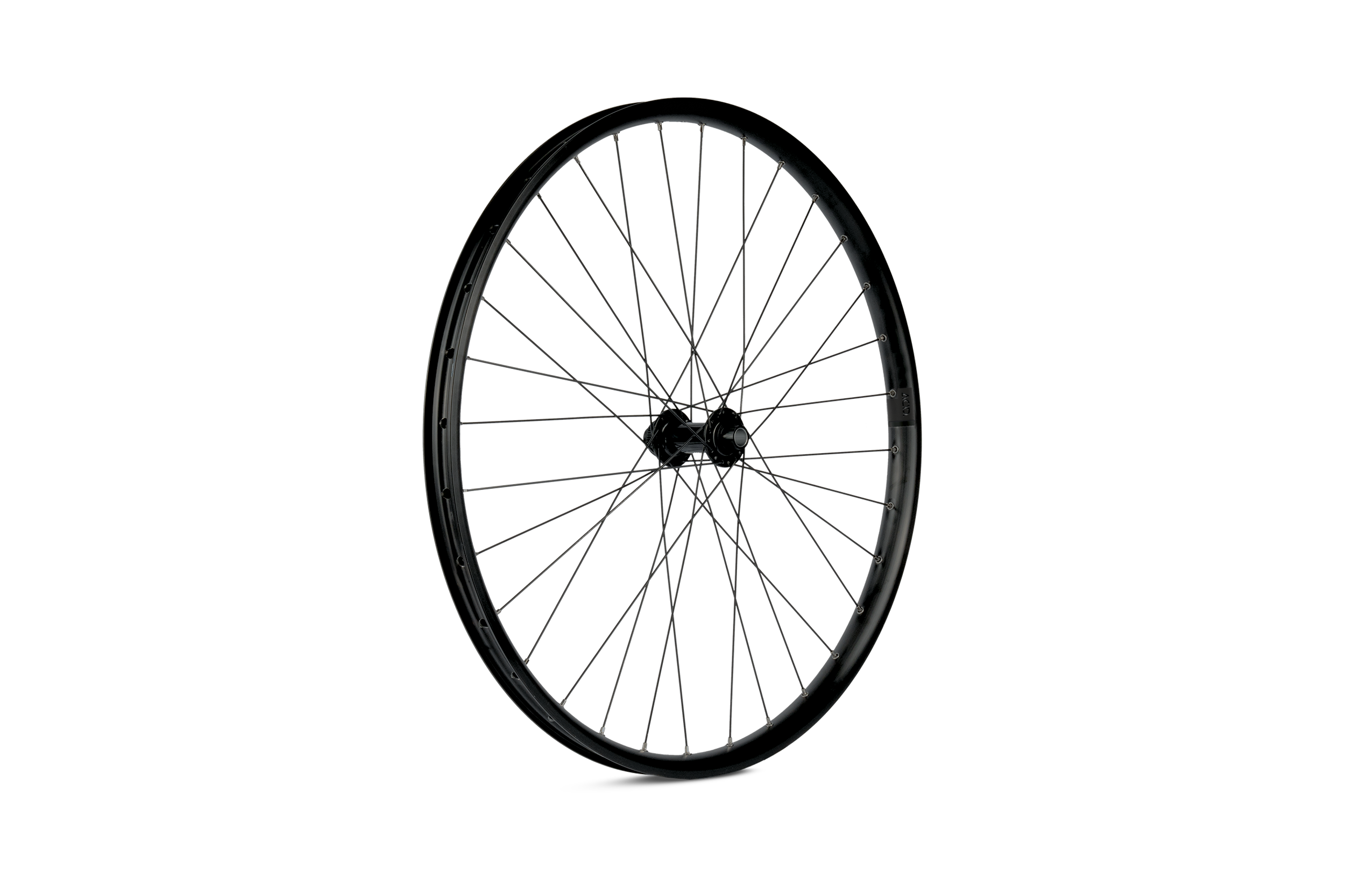 ACID Roue avant Gravel Race HPA 622x25 12x100 TA J-Bend CL 28H noir, blanc
