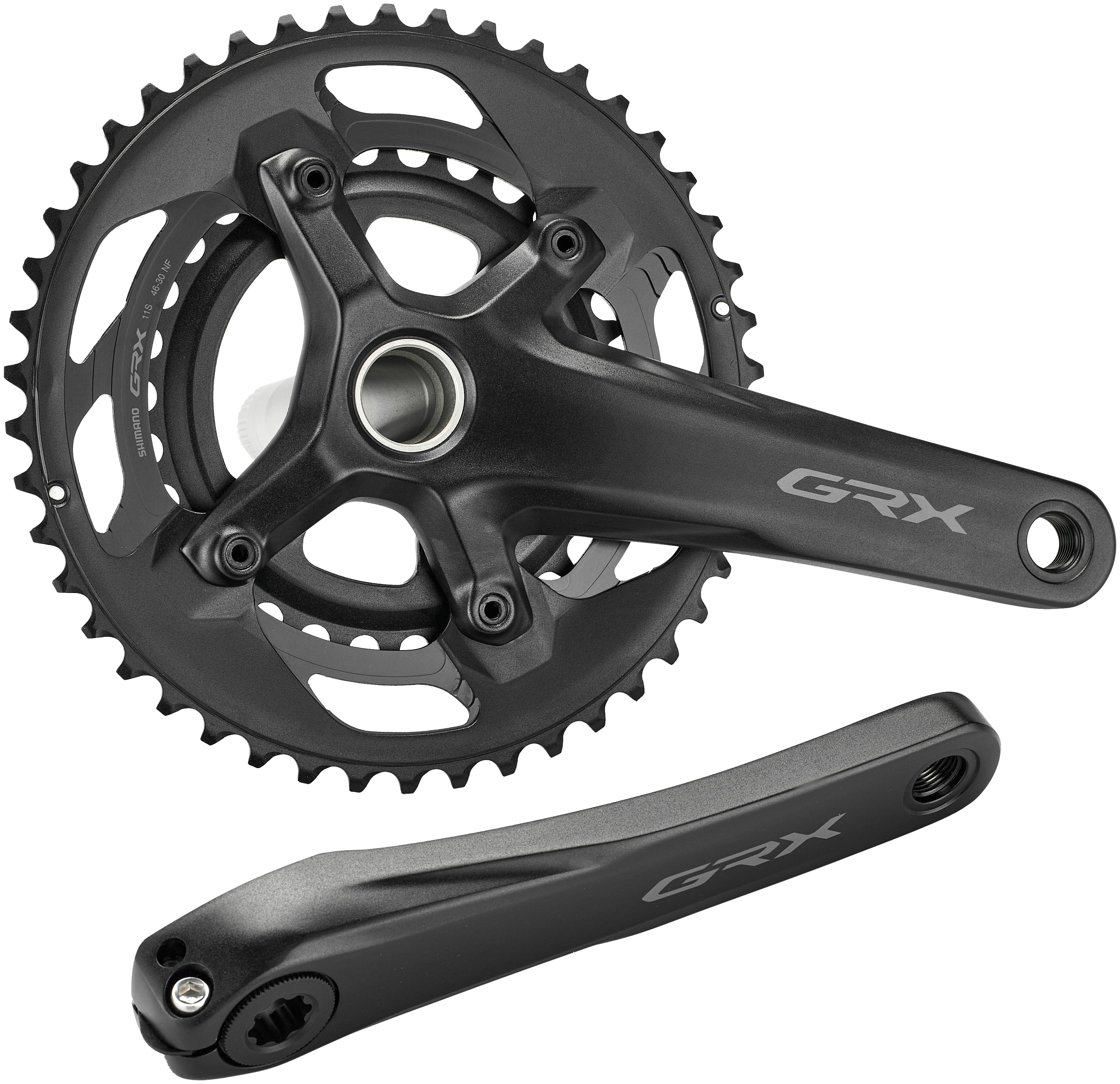 Shimano GRX FC-RX600 pédalier 2x11 46-30 dents noir