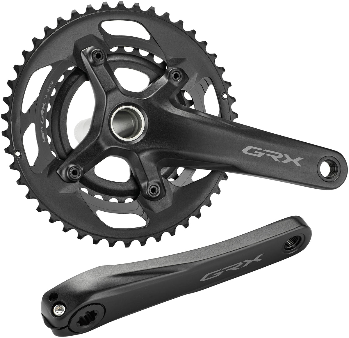 Shimano GRX FC-RX600 pédalier 2x11 46-30 dents noir