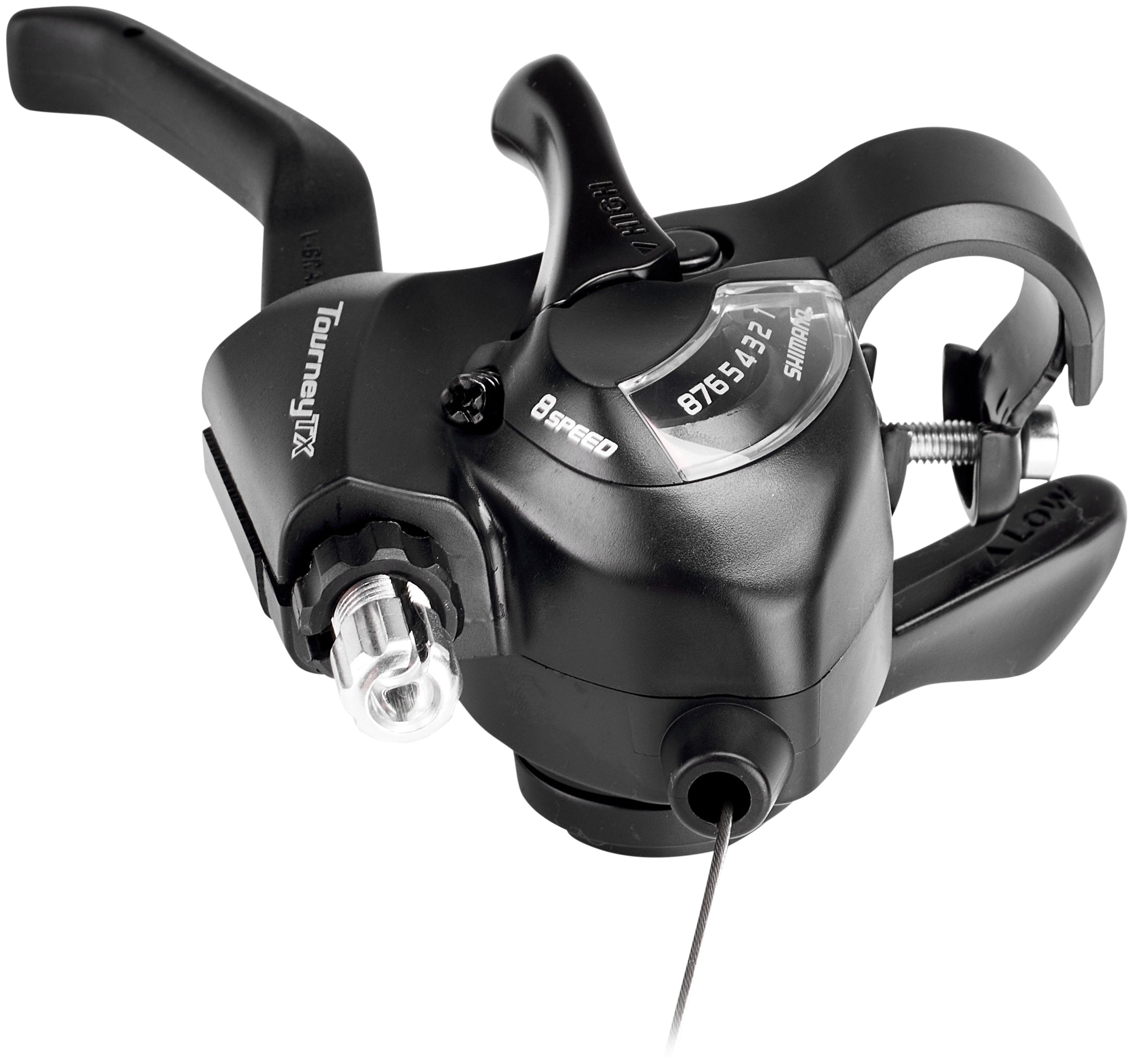 Shimano Tourney TX ST-TX800 levier de changement/de frein 8 vitesses droit noir