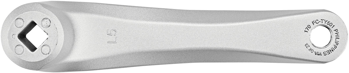 Shimano FC-TY501 pédalier 6/7/8 vitesses 48-38-28 dents avec protège-chaîne argenté