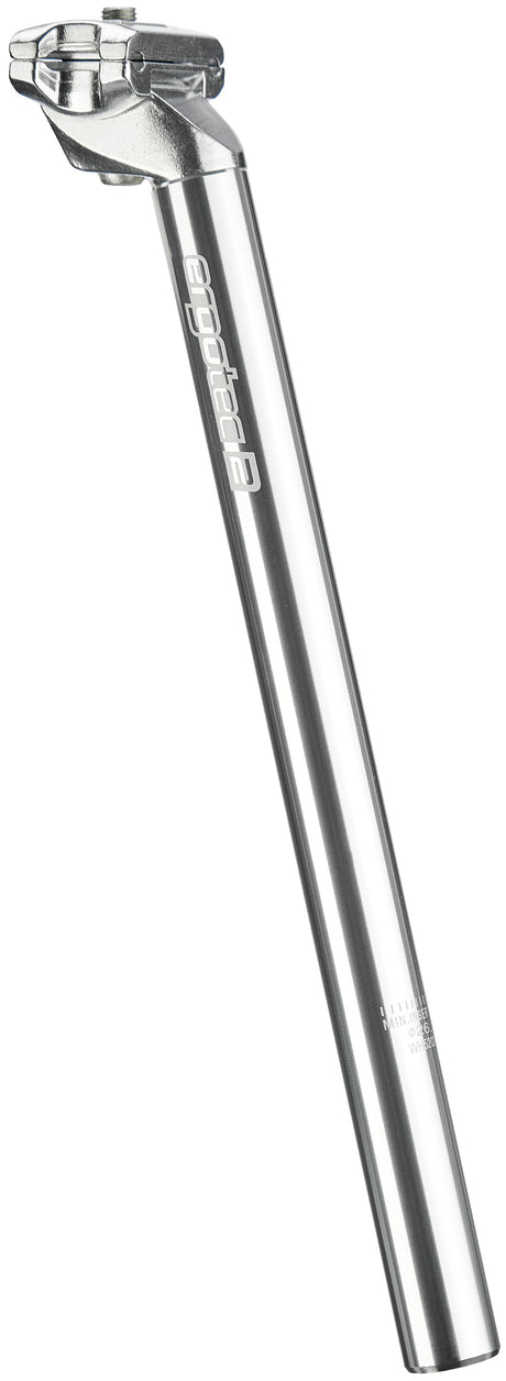 Humpert Ergotec CNC tige de selle à patte de fixation Ø26,2mm argentée
