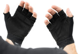 Gants CUBE Performance courts doigts noir