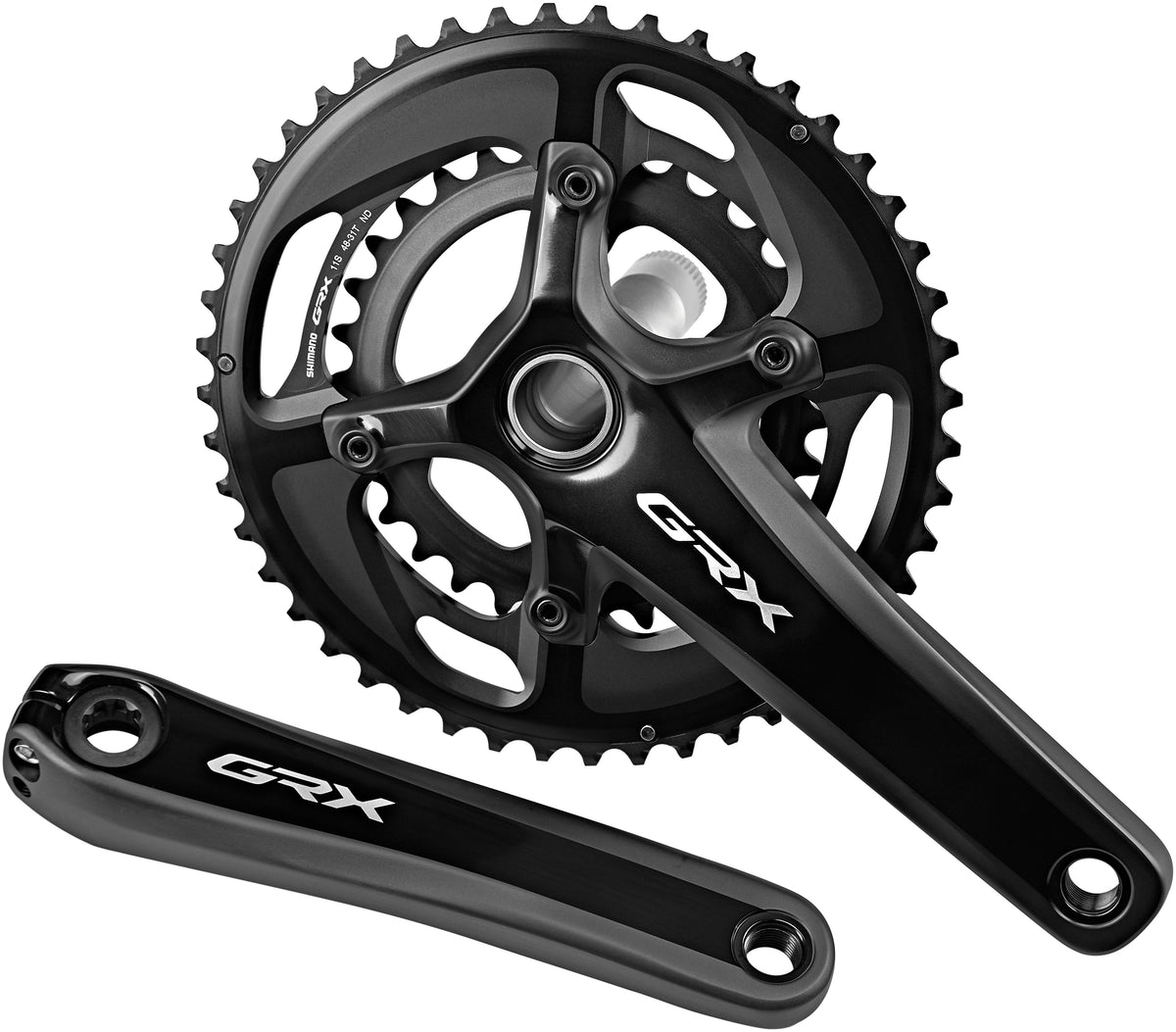 Shimano GRX FC-RX810 Jeu de manivelles 2x11 48-31 dents noir
