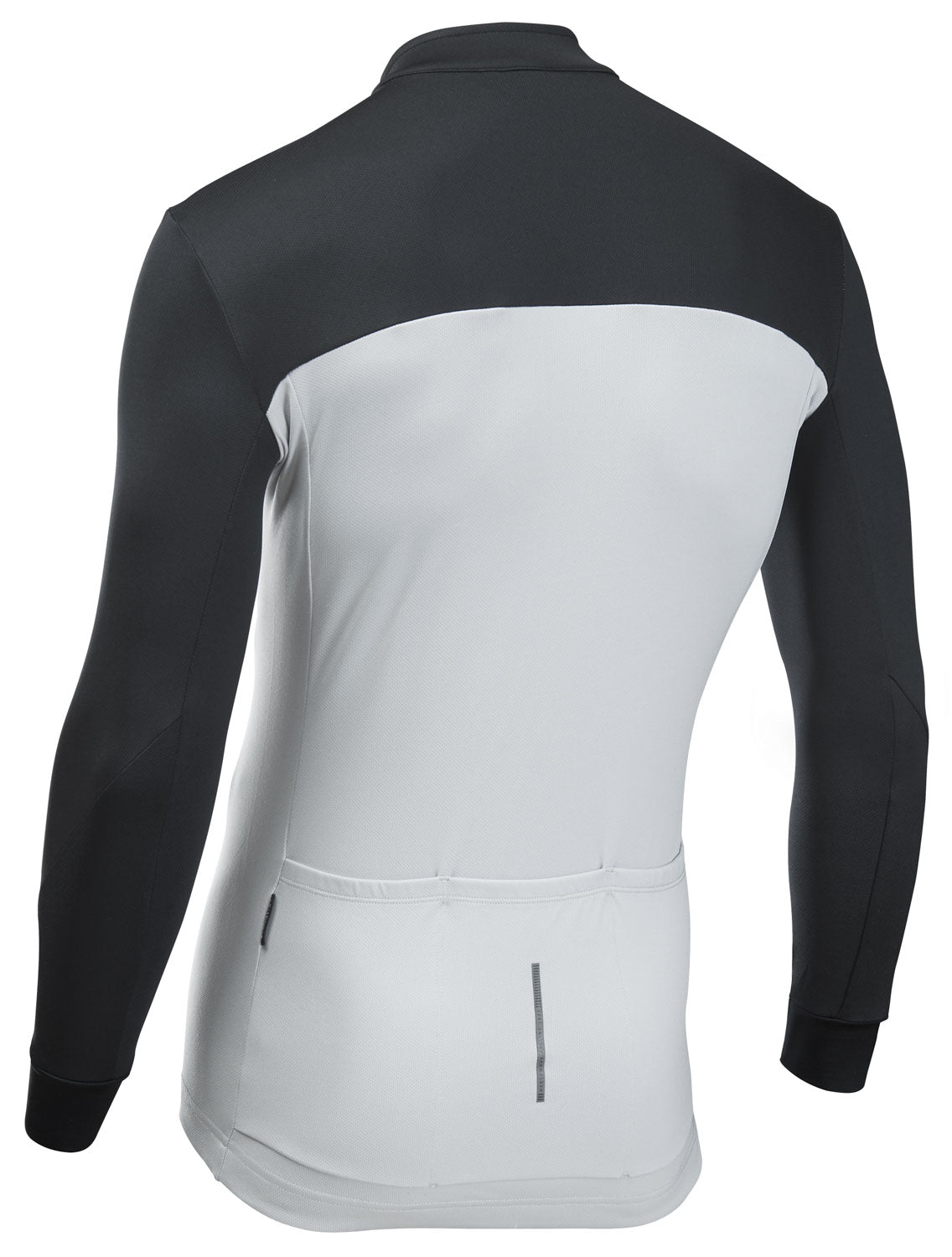 Northwave Force 2 Maillot ML Zip intégral Gris clair/Noir