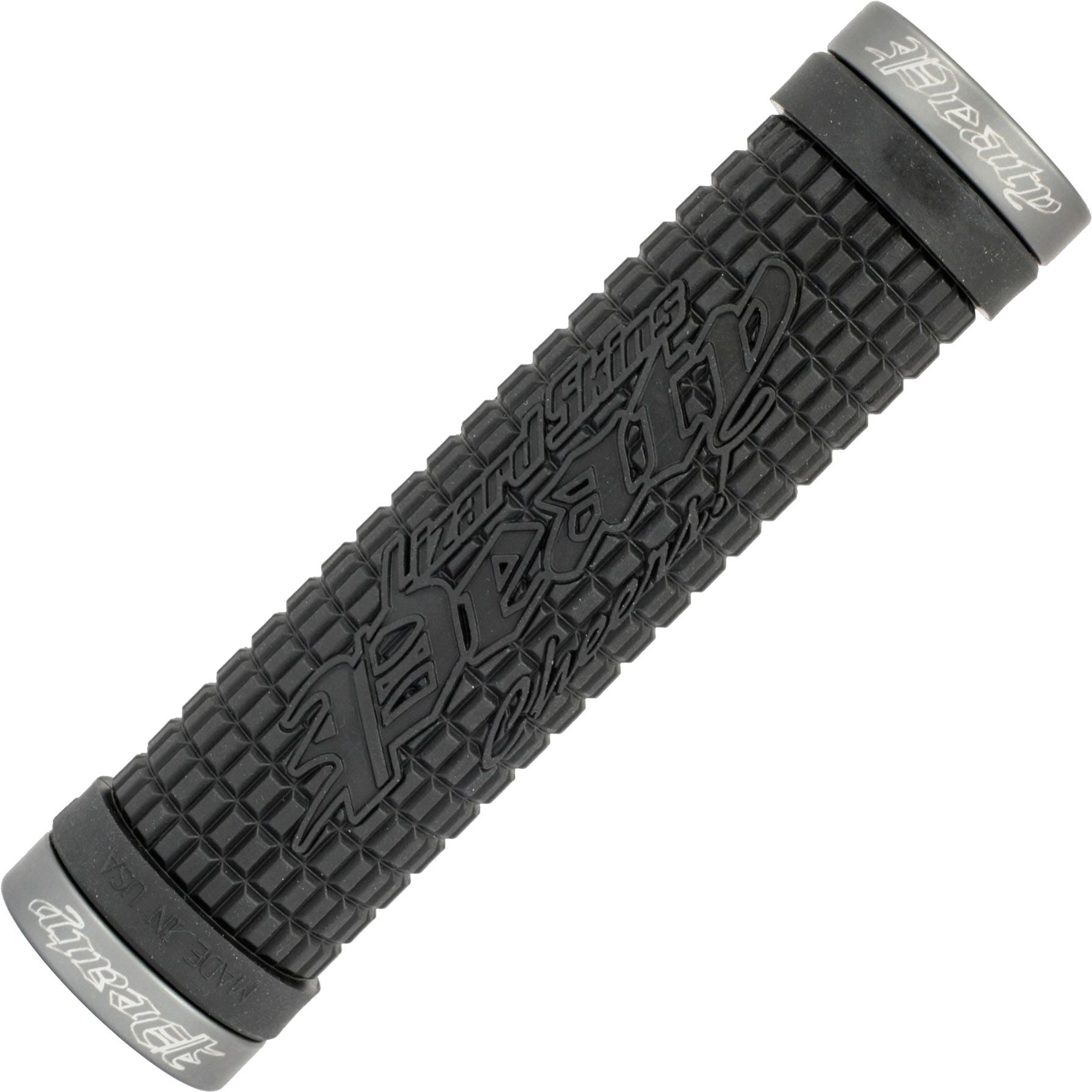 Lizard Skins Peaty Cheers Lock-On poignées noir/gris