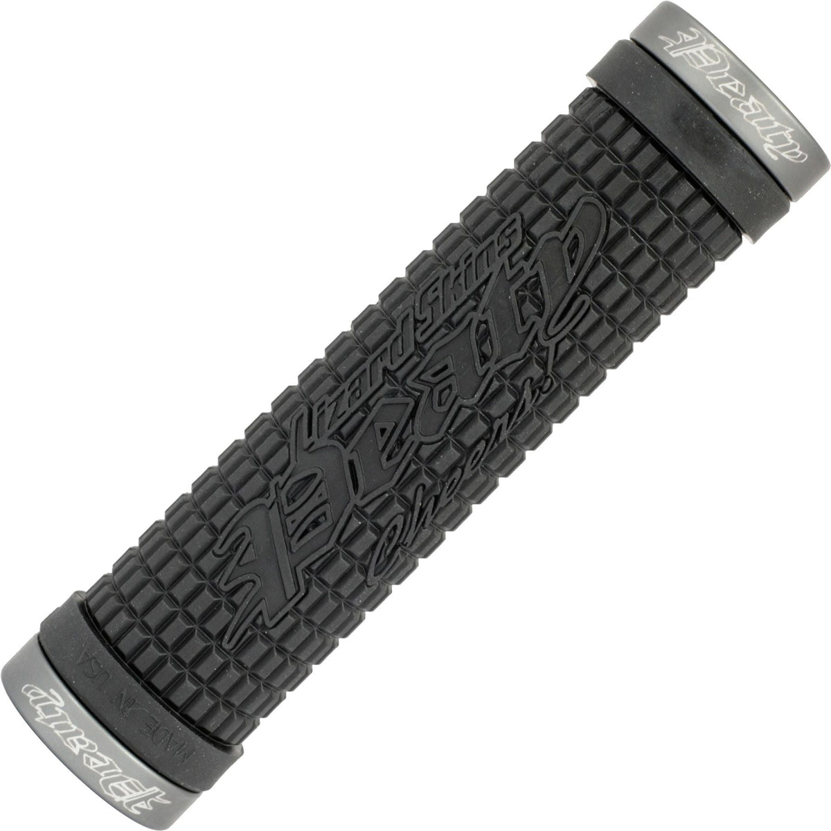 Lizard Skins Peaty Cheers Lock-On poignées noir/gris