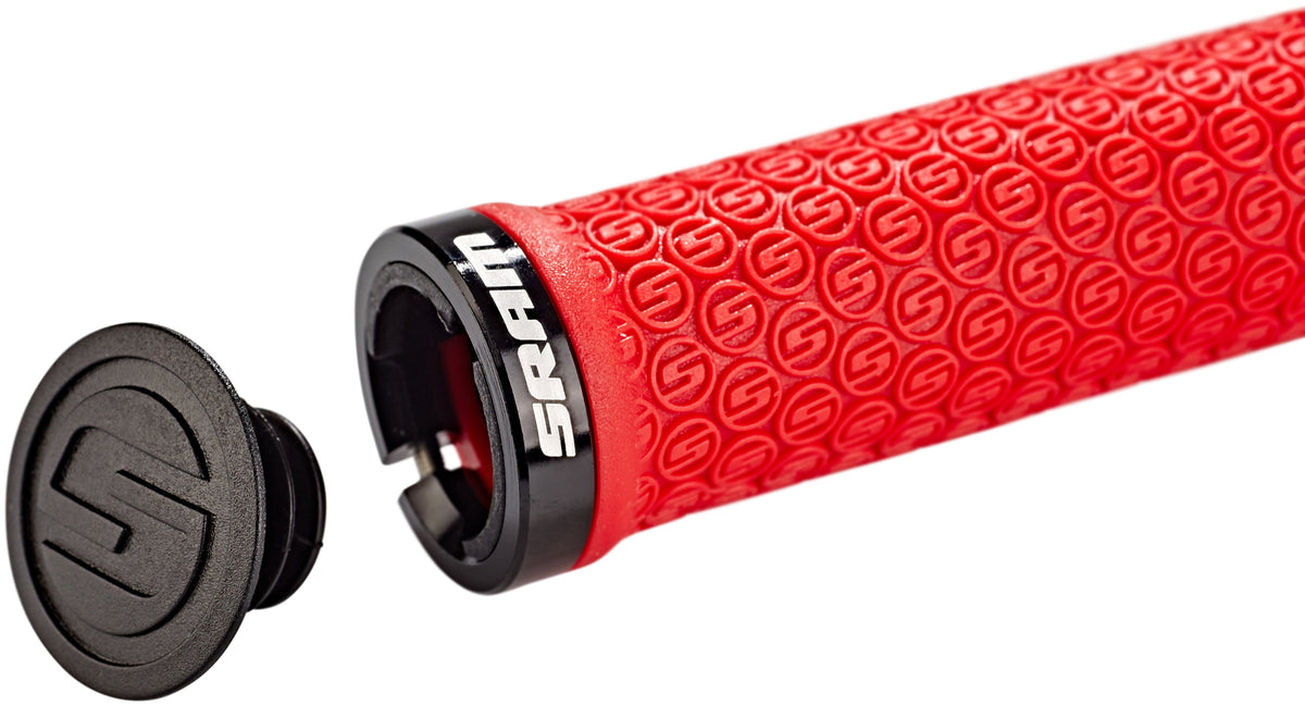 SRAM MTB bagues de serrage poignées rouge