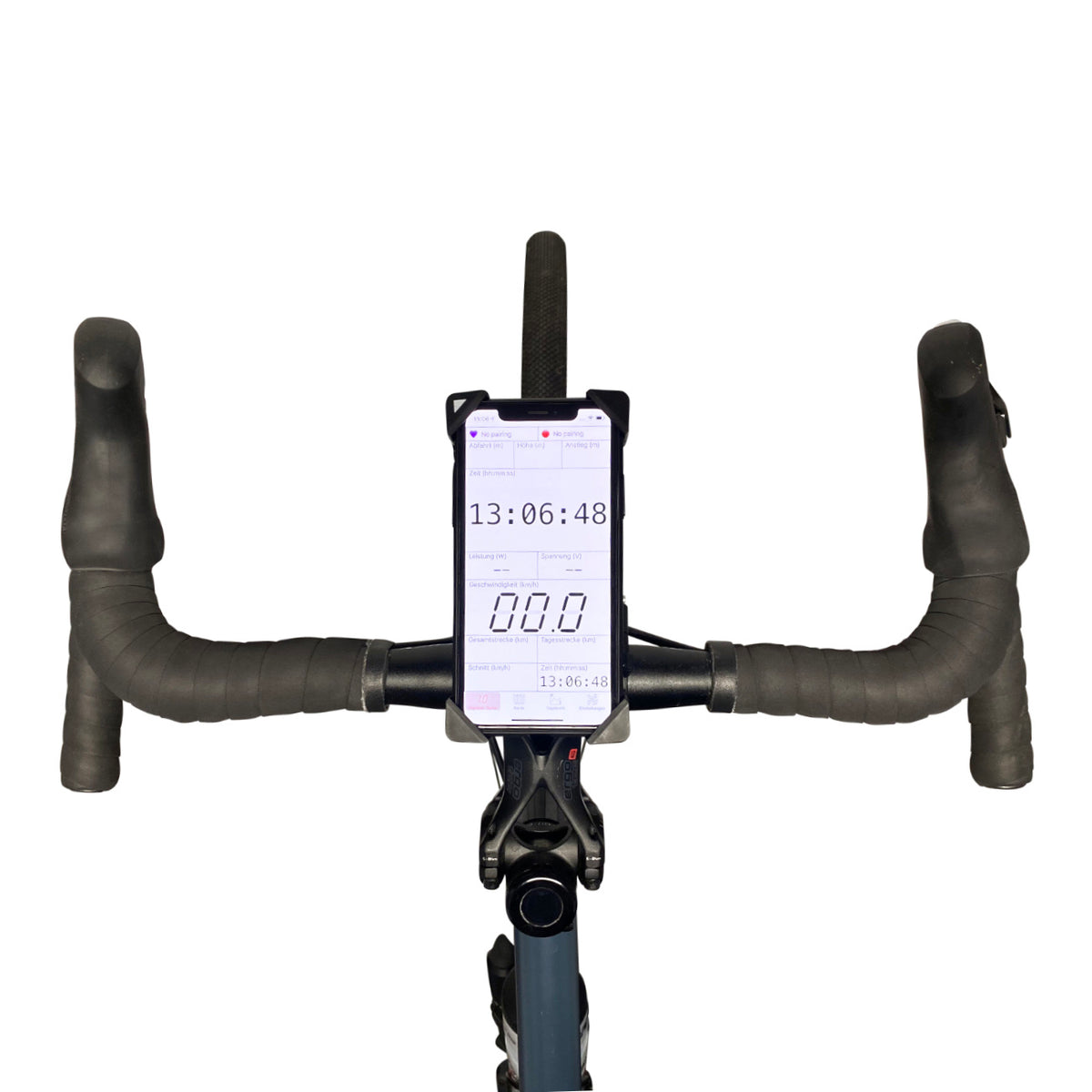NC-17 Connect 3D Support universel pour smartphone, montage sur cintre Center Mount (centré devant la potence) noir